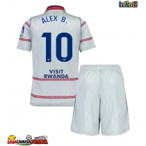 Camisa de Futebol Atletico Madrid Alex Baena #10 Equipamento Alternativo Infantil 2026-27 Manga Curta (+ Calças curtas)